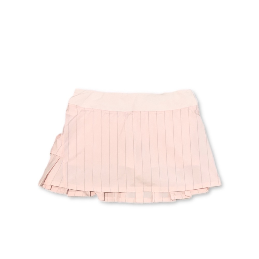 EUC lululemon athletica Light Pink Pleated Tennis Skort with Gray Stripe - Picture 11 of 11